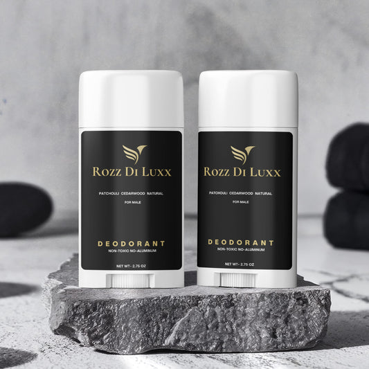 2 Pack Non-toxic Natural Deodorant, Aluminum-Free for Men