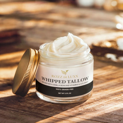 Whipped Grass-Fed Tallow Balm with Vanilla Bean