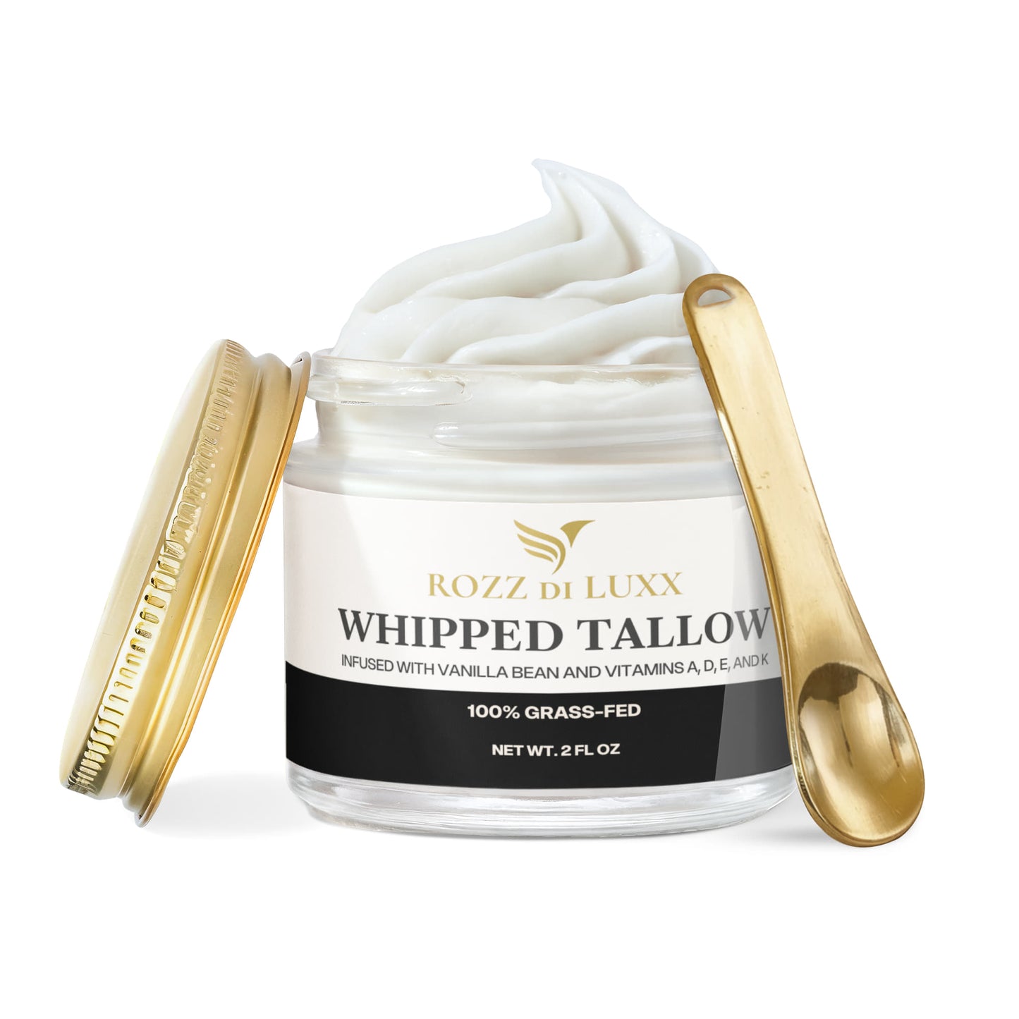 Whipped Grass-Fed Tallow Balm with Vanilla Bean