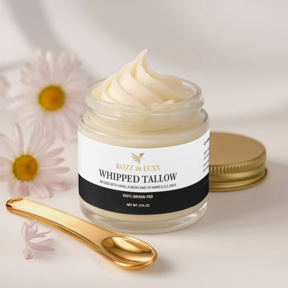 Whipped Grass-Fed Tallow Balm with Vanilla Bean