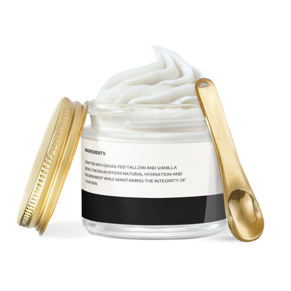 Whipped Grass-Fed Tallow Balm with Vanilla Bean