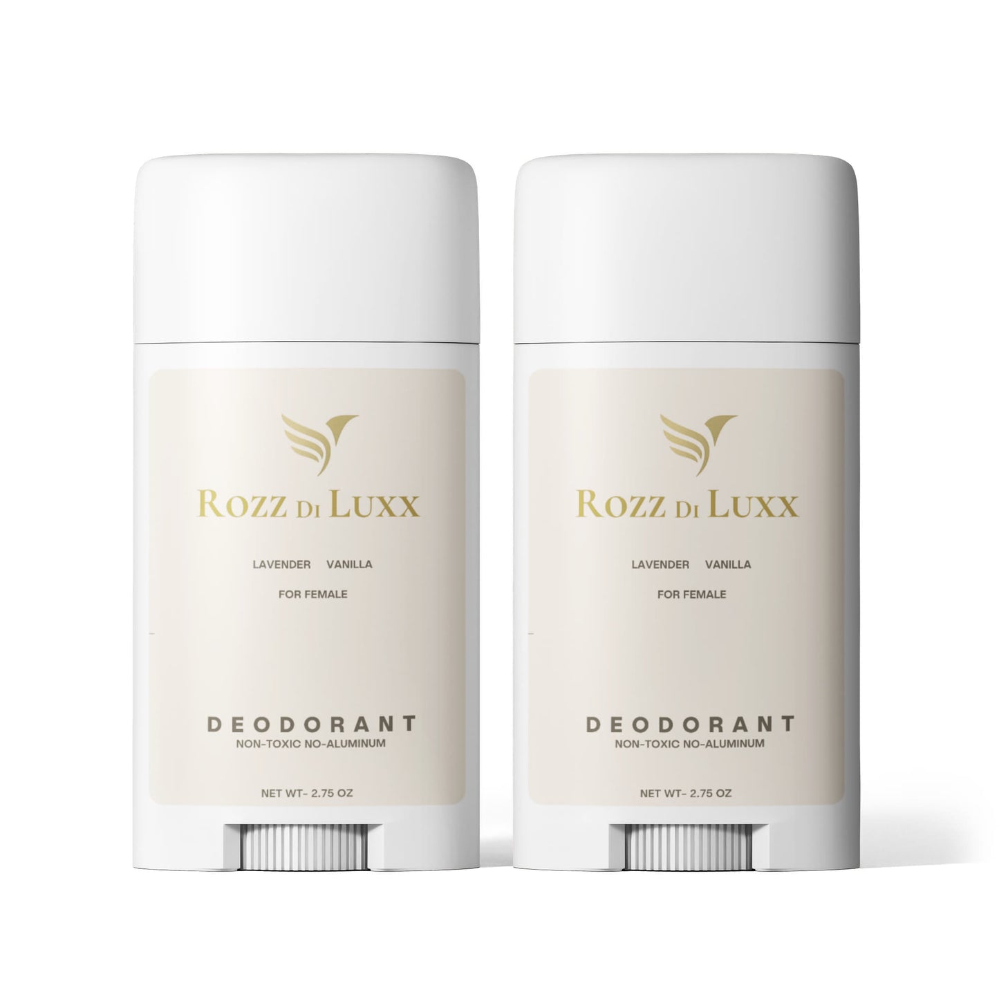 2 Pack Non-toxic Natural Deodorant, Aluminum-Free for Women