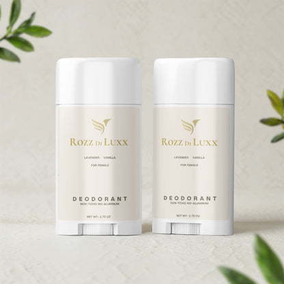 2 Pack Non-toxic Natural Deodorant, Aluminum-Free for Women